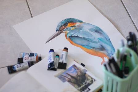 Cute and Easy Little Watercolor Birds