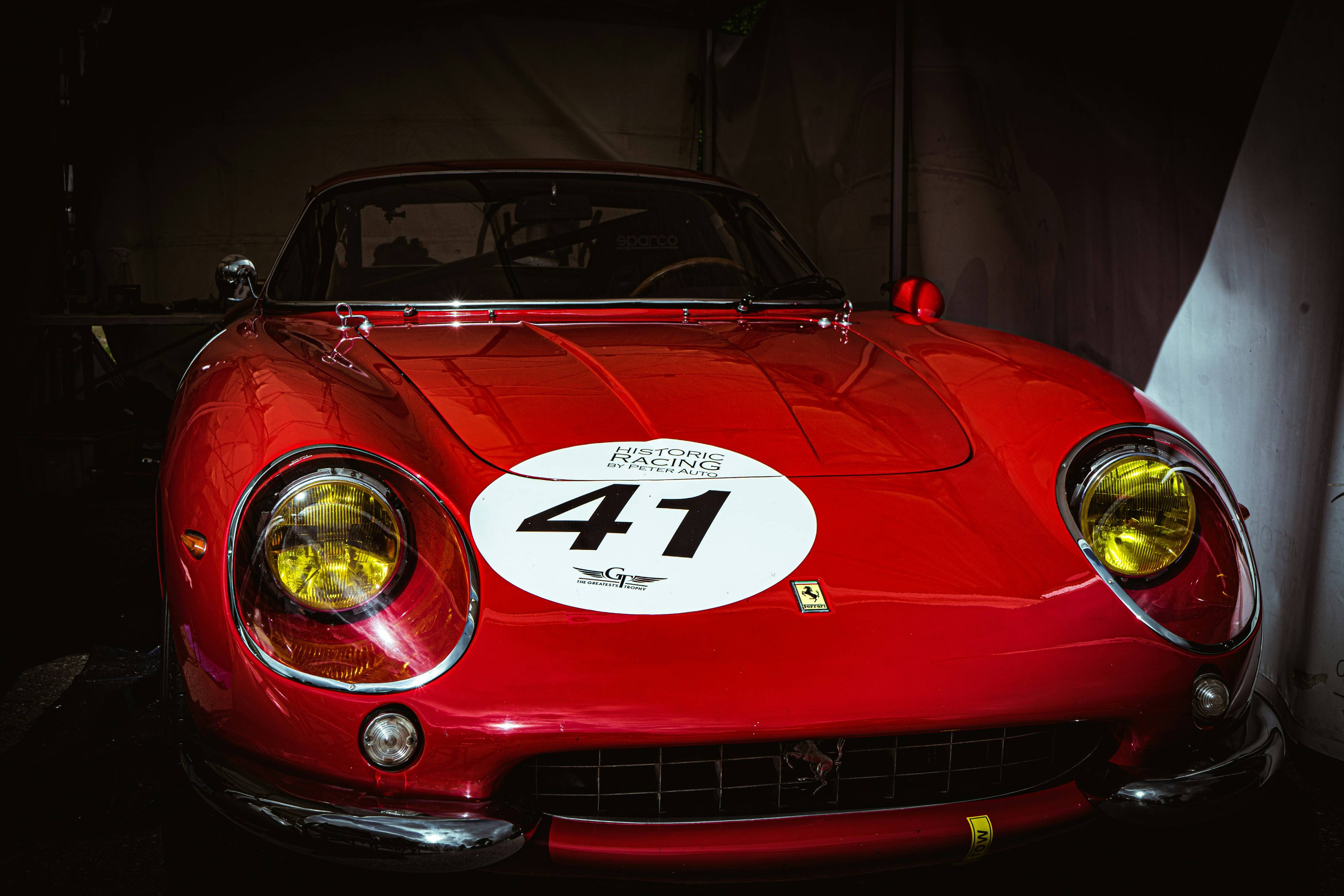 a red sports car
