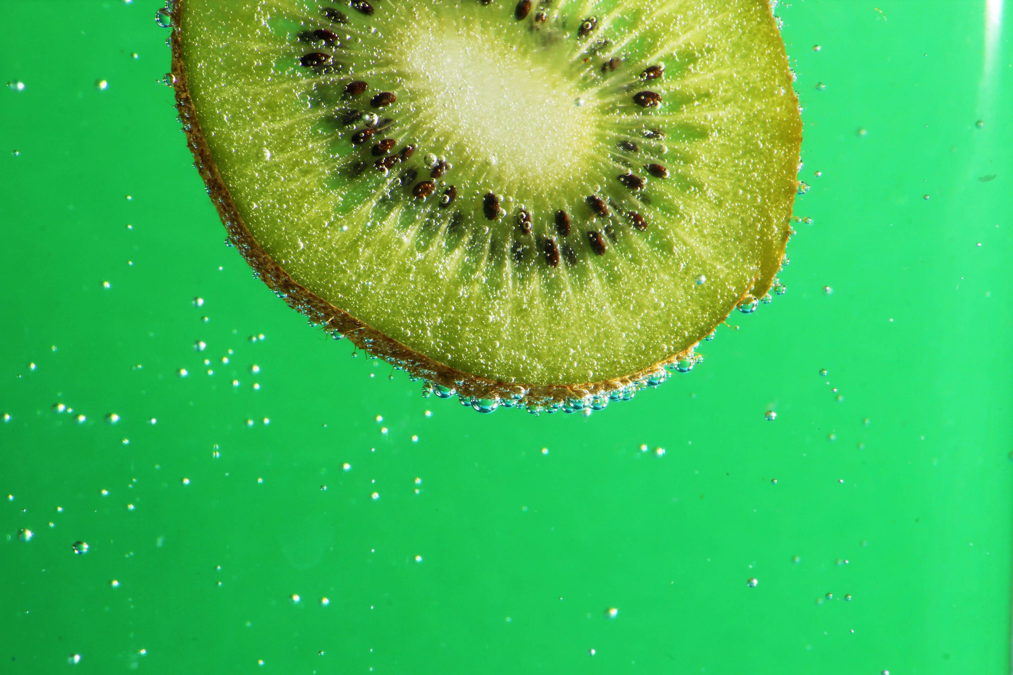green and yellow sliced fruit